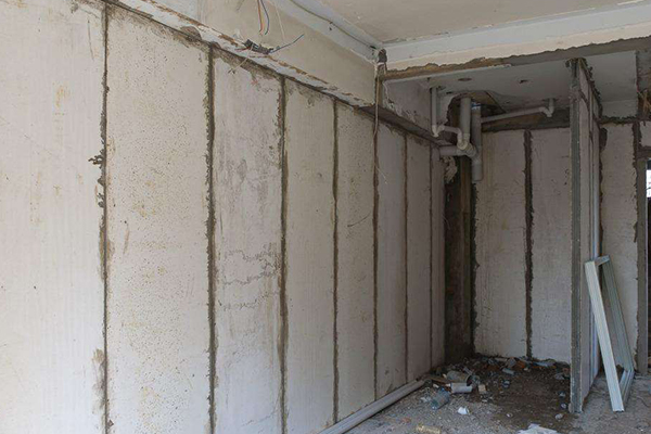 ktv輕質(zhì)隔墻板施工現(xiàn)場